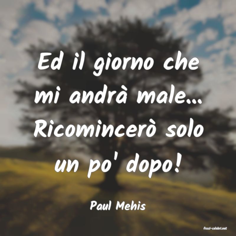 frasi di  Paul Mehis
